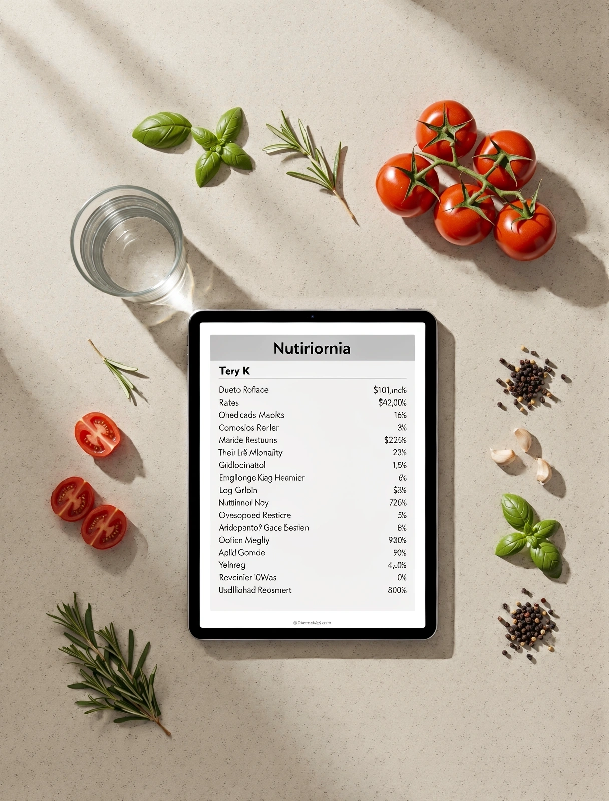 Personalized dietary planning environment
